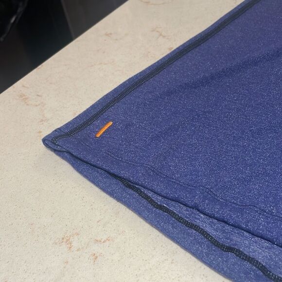 LUCY halter athletic tank top SZ XXL shimmer blue with neon pink straps SZ XL - Picture 2 of 15